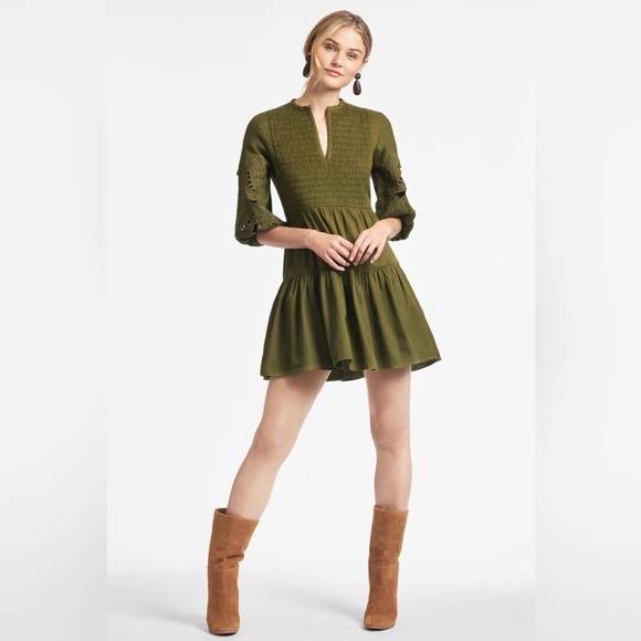 Sachin + Babi Kendall Dress in Olive - Picture 2 of 8